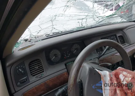 2008 Mercury Grand Marquis Gs from USA, damaged, VIN 2MEFM74V28X619126